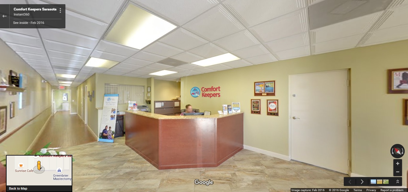 Comfort Keepers Sarasota Google Street View Trusted